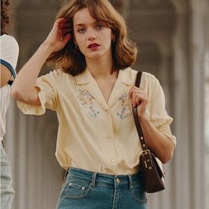 Simple Retro Blouse